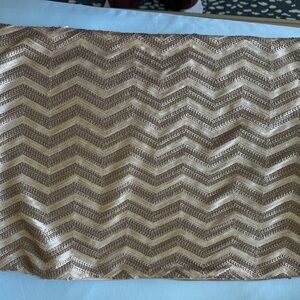Elegant Chevron Sequin Pillow Cover